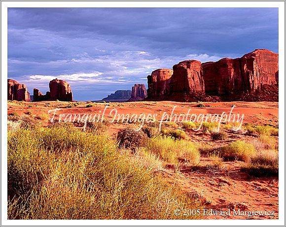 450281---In Monument Valley at sunrise